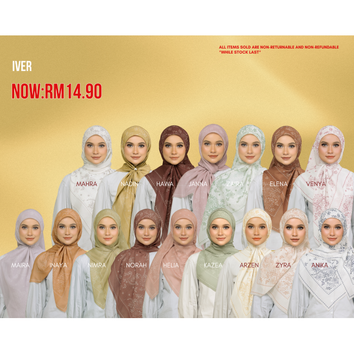 IVER SOFT COTTON VOILE - AS IS