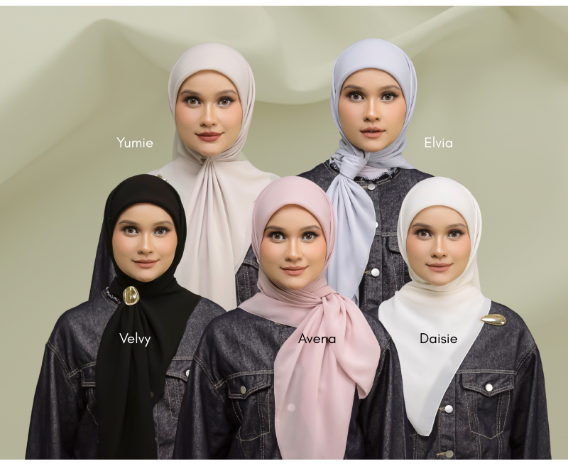 HAYA PLAIN SCARF