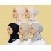 NEA FULL COVER TIE BACK BONNET INNER NECK