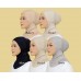 NEA FULL COVER TIE BACK BONNET INNER NECK